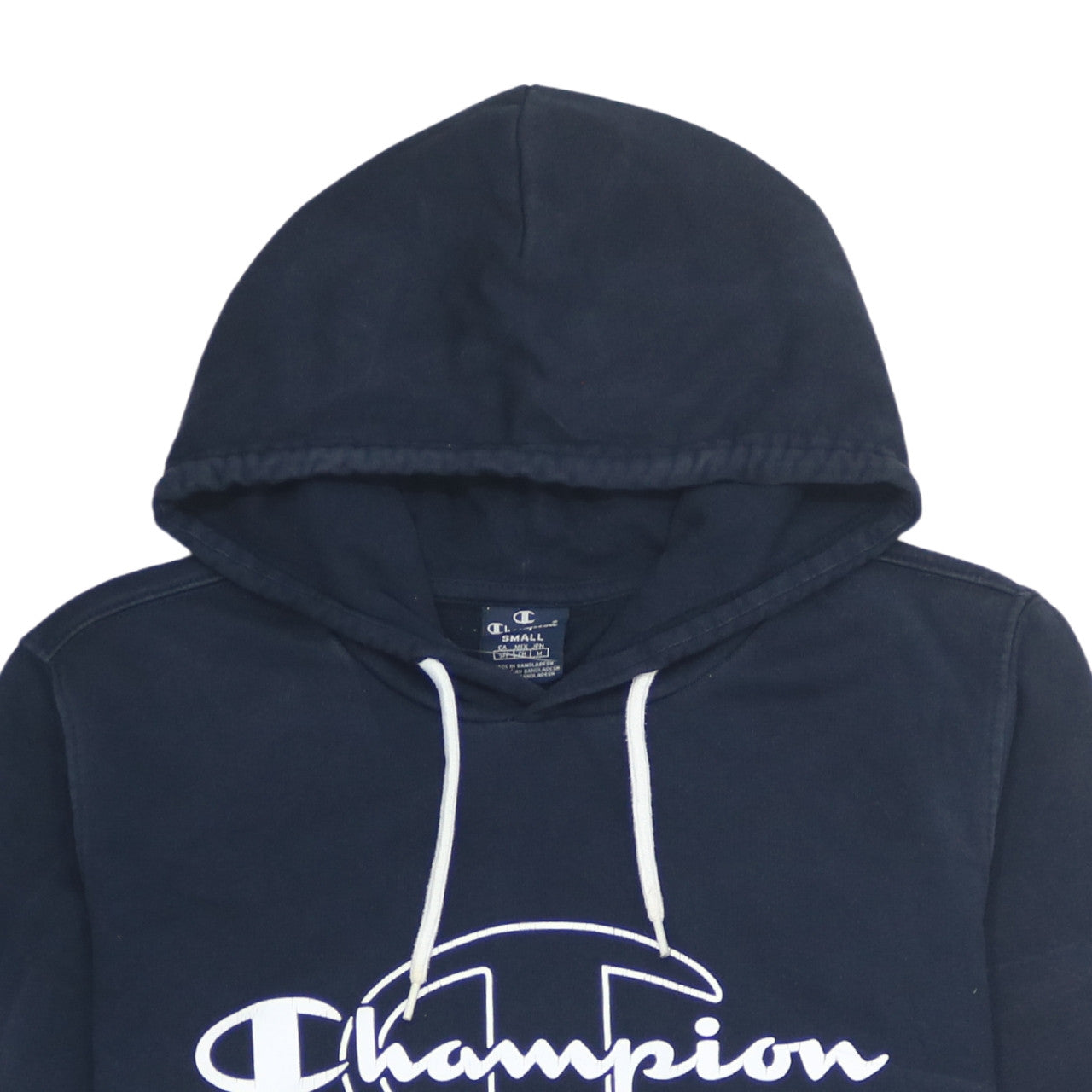 Champion Boys Black Small Pullover Hoodie New York Logo Graphic Print
