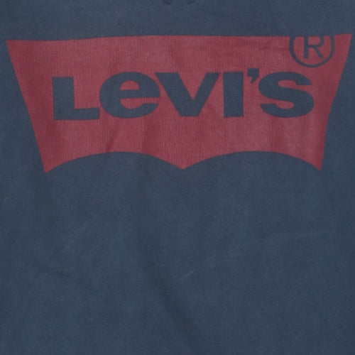 Levi's Boys Blue Logo Pullover Sweatshirt Size 14 Years