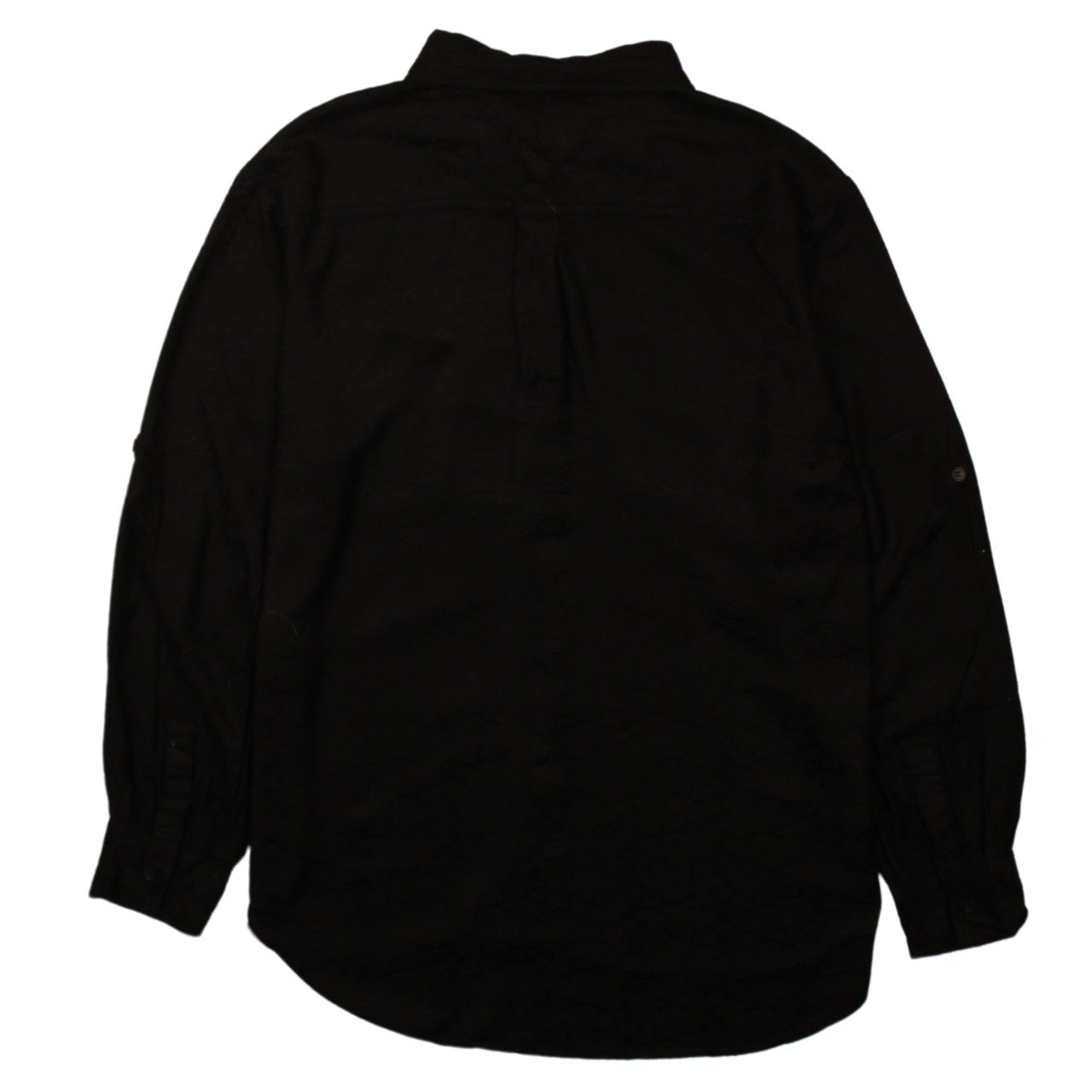 WE Women Black Cotton Button-Up Long Sleeve Shirt M