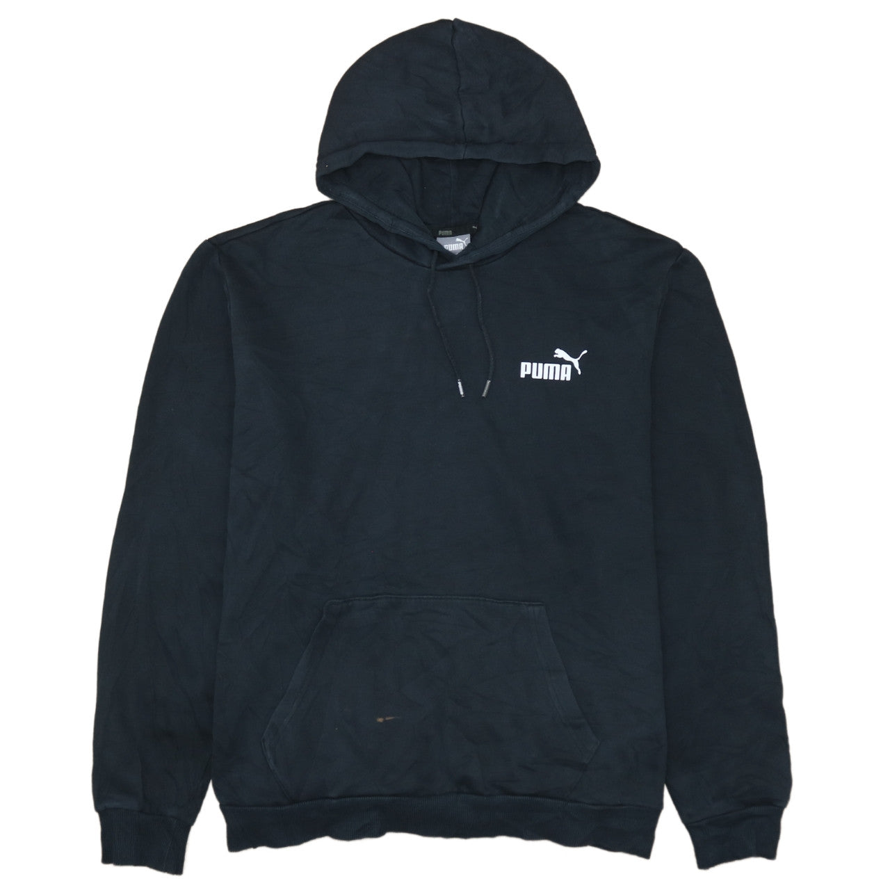 Puma Men's Black XL Pullover Hoodie Logo Sportswear