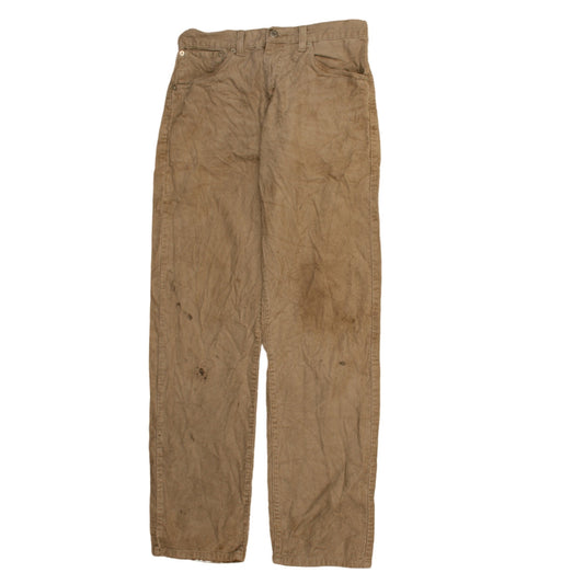 Levi's 521 Men's Beige Corduroy Chino Trousers W31 L32