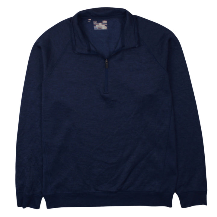 Under Armour Men’s Blue ColdGear 1/4 Zip Fleece Sweatshirt Size L