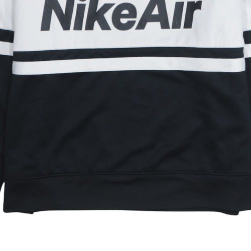Nike Air Men's Black Small 1/2 Zip Sweatshirt Sports Top