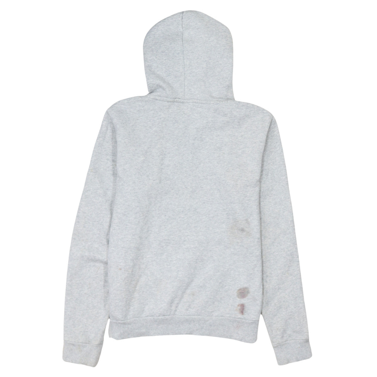 Puma Womens Grey Hoodie L Pullover Logo Hooded Sweatshirt