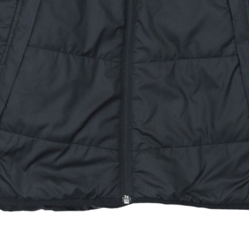 Puma Boys Black Puffer Jacket Size 15-16 Years Winter Warm Zip Coat