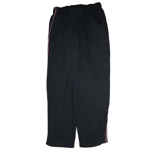 Umbro Men Black Regular Fit Sweatpants with Stripe Detail