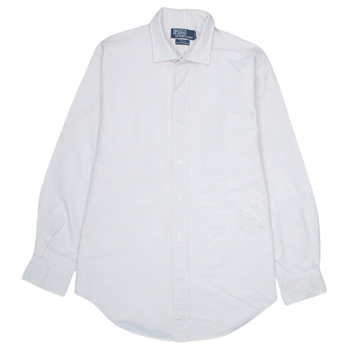 Ralph Lauren Men's White Oxford Button-Down Shirt Size 15 Classic Fit