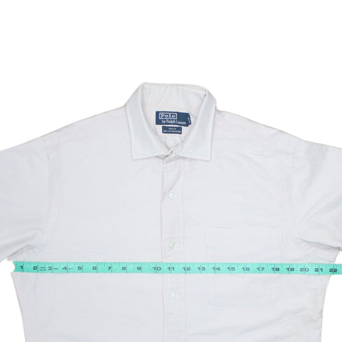 Ralph Lauren Men's White Oxford Button-Down Shirt Size 15 Classic Fit