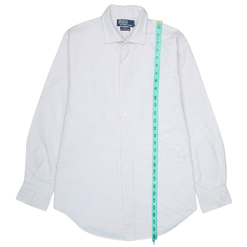 Ralph Lauren Men's White Oxford Button-Down Shirt Size 15 Classic Fit