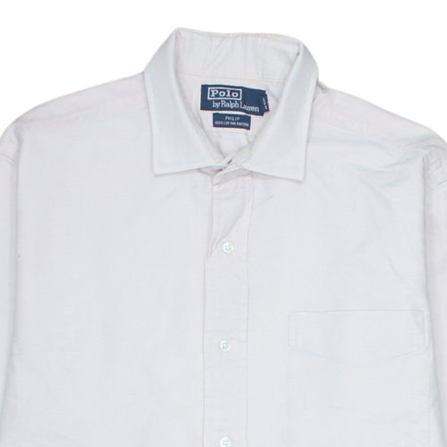 Ralph Lauren Men's White Oxford Button-Down Shirt Size 15 Classic Fit