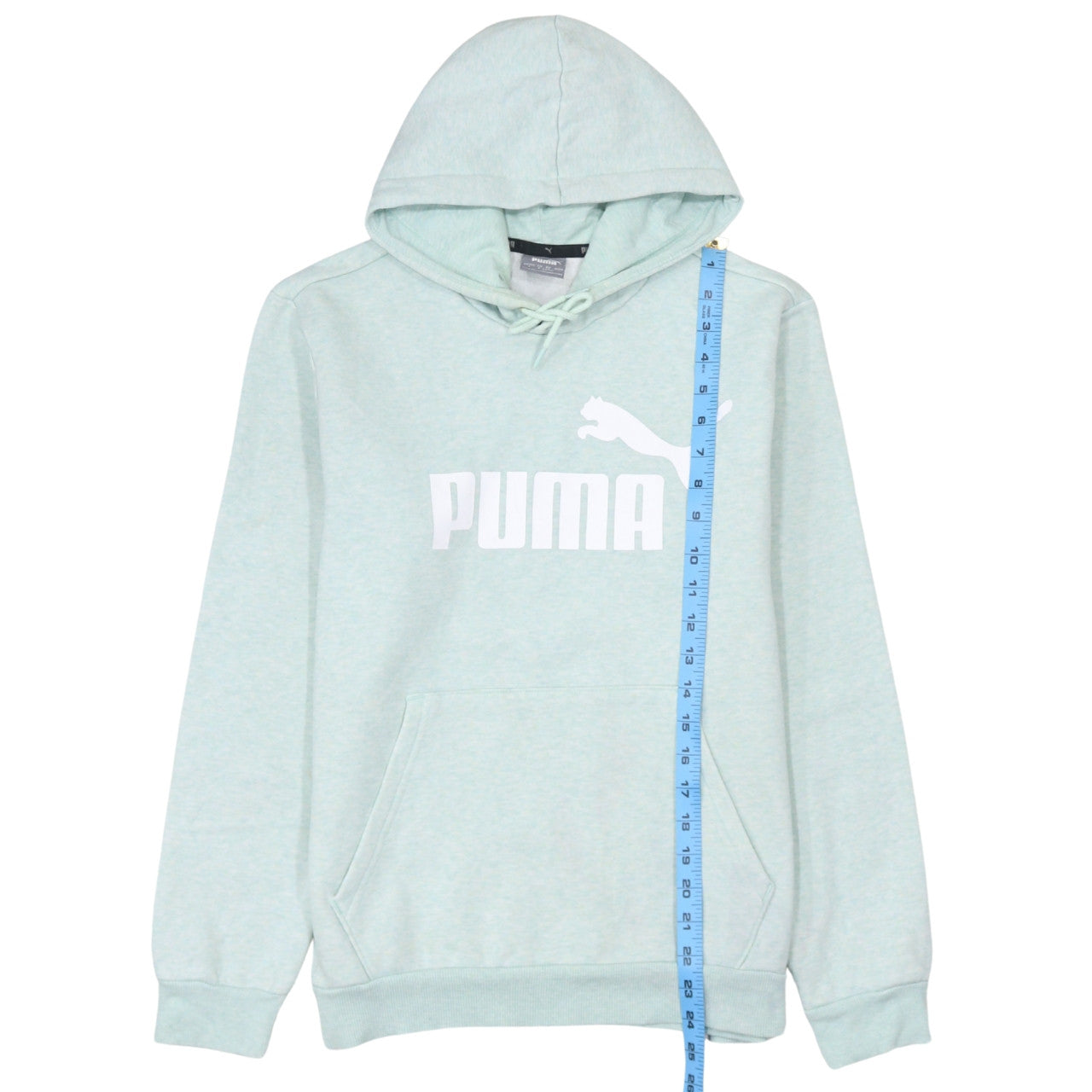 Puma Women's Mint Green Small Pullover Hoodie Sweatshirt