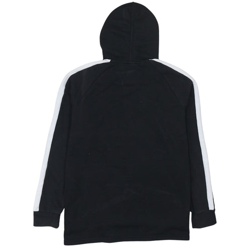 Puma Women's Black Logo Pullover Hoodie Size 14 Lined Cotton Blend