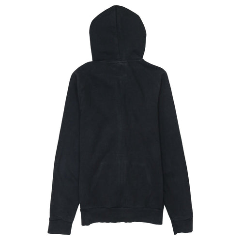 Puma Women's Black Full Zip Hoodie Size 10 Cotton Blend