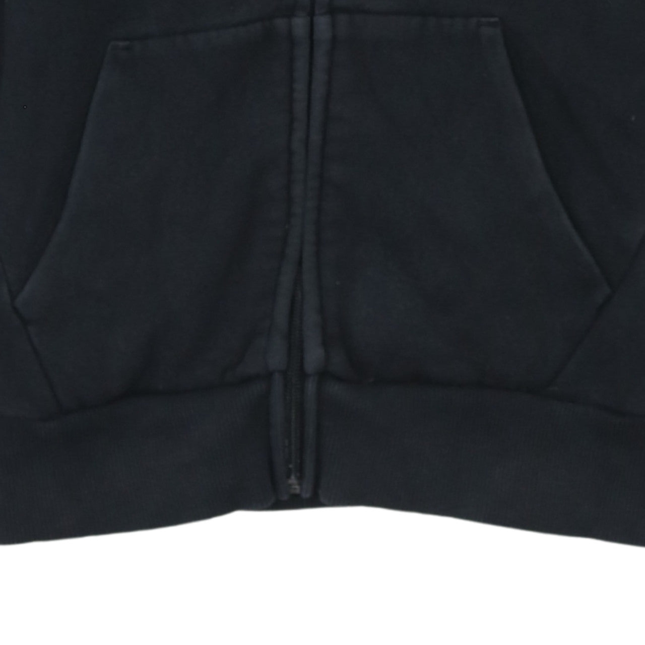 Puma Women's Black Full Zip Hoodie Size 10 Cotton Blend