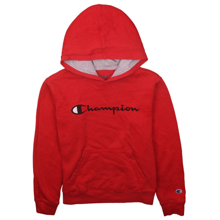 Champion Womens Red Pullover Hoodie Size L Hooded Sweatshirt