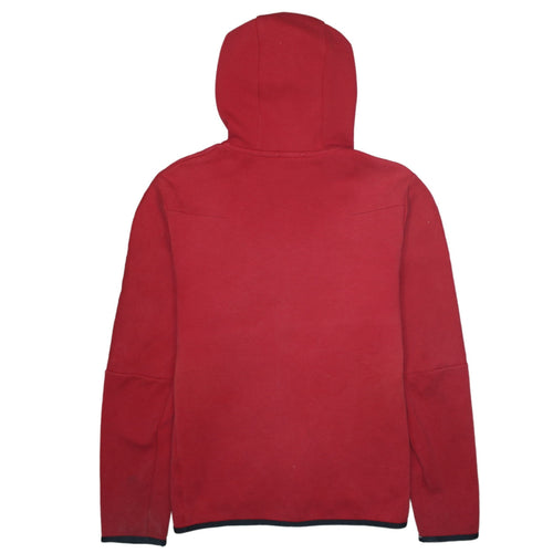 Nike Men's Red Full Zip Sports Hoodie Size M