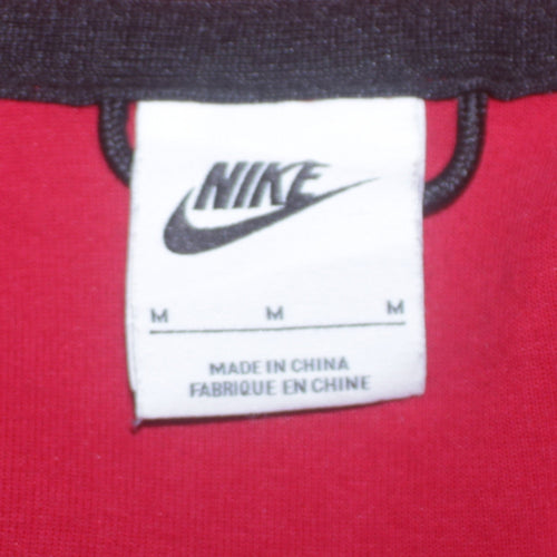 Nike Men's Red Full Zip Sports Hoodie Size M