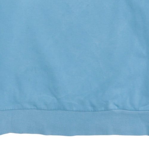 Puma Boys Blue Pullover Sweatshirt Logo Crew Neck Size 14 Years