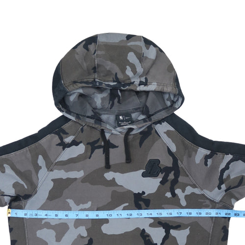 Nike NBA Men's Grey Camouflage Pullover Hoodie Size M