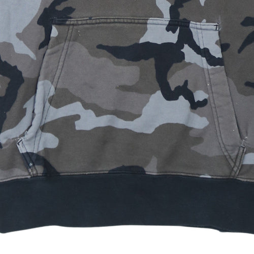 Nike NBA Men's Grey Camouflage Pullover Hoodie Size M