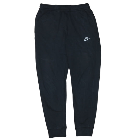 Nike Men's Black Jogger Trousers M Regular Fit Fleece