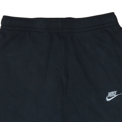 Nike Men's Black Jogger Trousers M Regular Fit Fleece