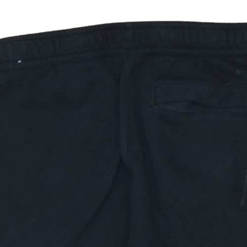 Nike Men's Black Jogger Trousers M Regular Fit Fleece