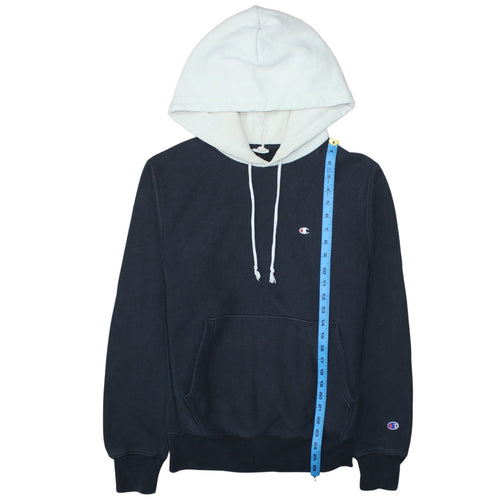 Champion Men's Blue Small Pullover Hoodie Sweatshirt with Logo