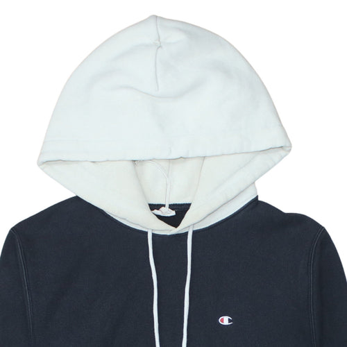 Champion Men's Blue Small Pullover Hoodie Sweatshirt with Logo