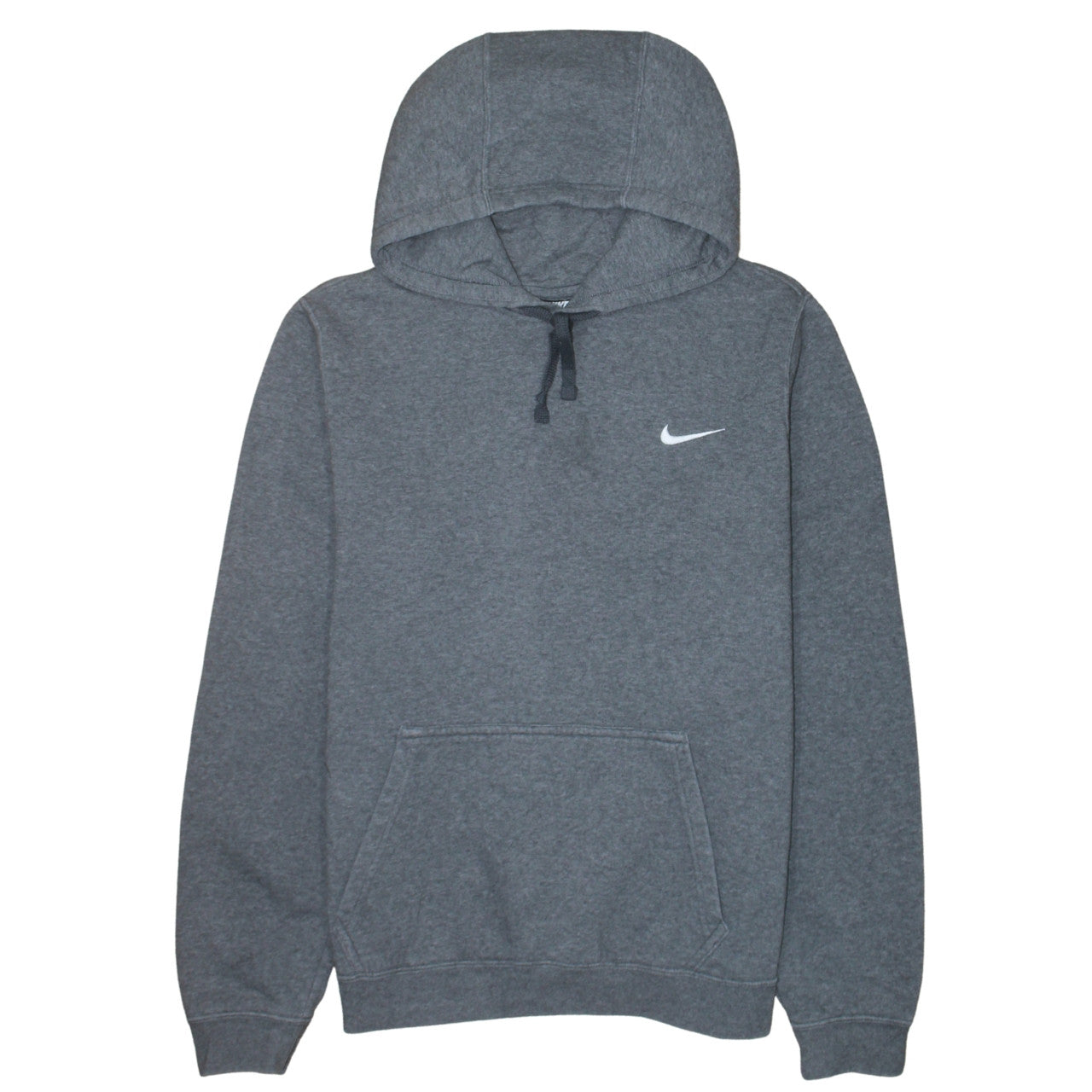 Nike Men's Grey Pullover Hoodie Small Fleece Regular Fit