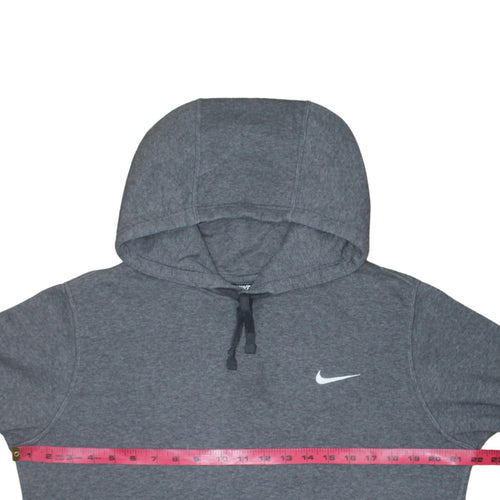 Nike Men's Grey Pullover Hoodie Small Fleece Regular Fit