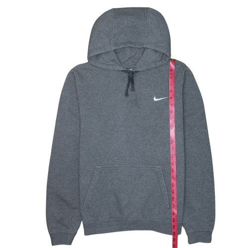 Nike Men's Grey Pullover Hoodie Small Fleece Regular Fit