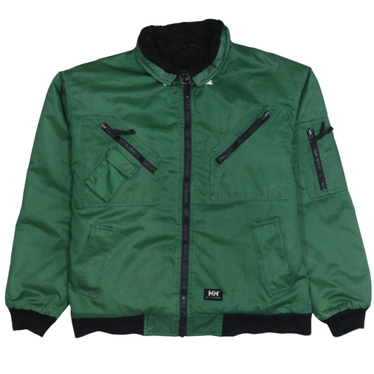 Helly Hansen Men's Green L Bomber Jacket Windproof Winter Coat