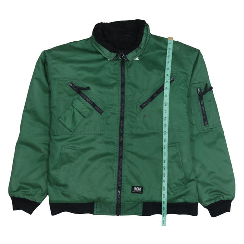 Helly Hansen Men's Green L Bomber Jacket Windproof Winter Coat
