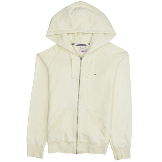 Tommy Hilfiger Denim Women's Beige Full Zip Hoodie Size M