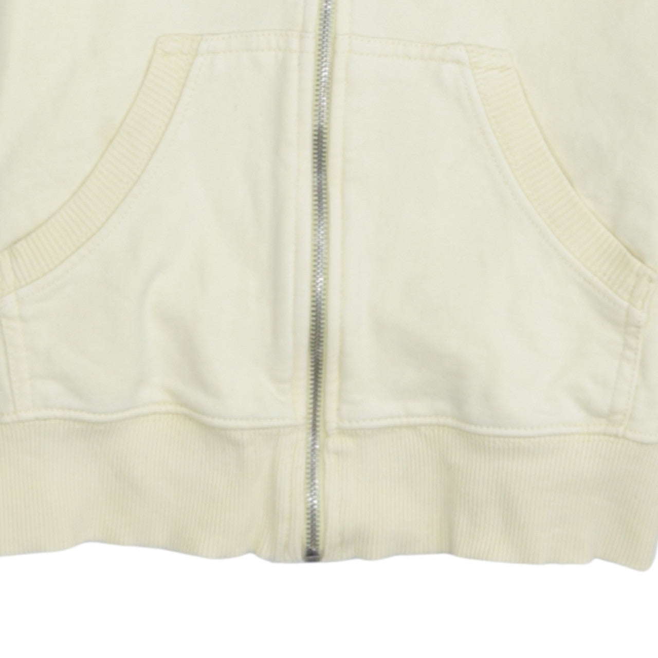 Tommy Hilfiger Denim Women's Beige Full Zip Hoodie Size M
