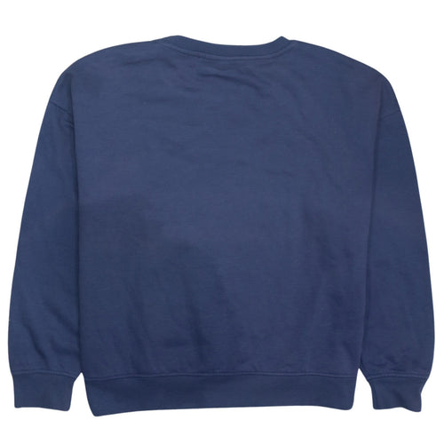 Disney Women’s Blue Stitch Sweatshirt Medium Cute Graphic Pullover