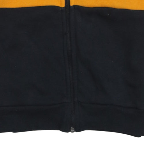 Umbro Boys Gold & Black Full Zip Hoodie Size 158 Football Club Logo