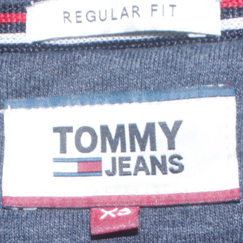 Tommy Jeans Men's Blue Regular Fit Crew Neck Sweatshirt XS