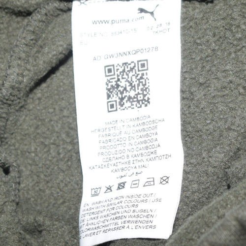 Puma Men’s Green XL Jogger Sweatpants Fleece Cuffed Tapered