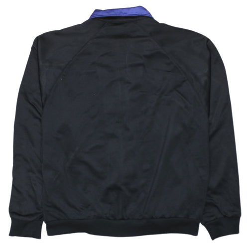 Reebok Men’s Black Purple 90s Retro Track Jacket Size L