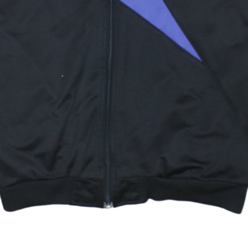 Reebok Men’s Black Purple 90s Retro Track Jacket Size L