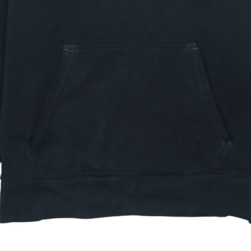 Nike Boys Black XL Pullover Hoodie with Logo Print 13-15 Years