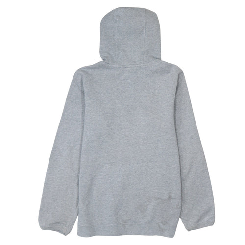 Nike Men's Grey Pullover Hoodie Small Fleece Logo Sweatshirt