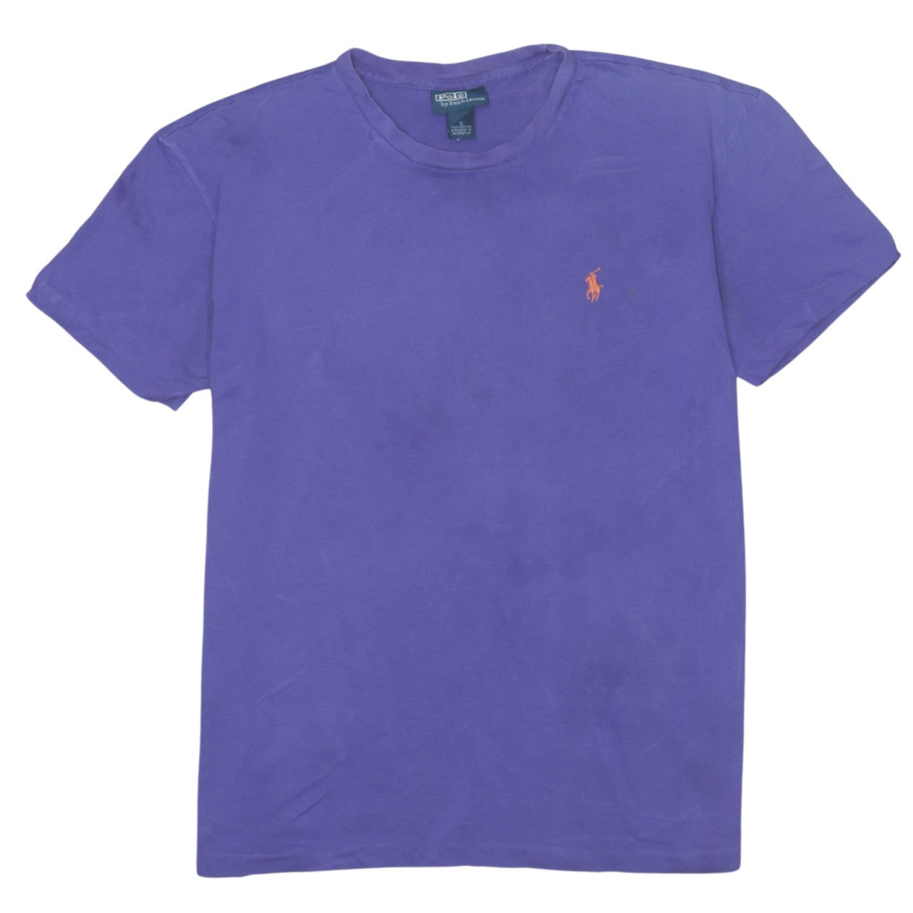 Ralph Lauren Men's Purple Cotton Crew Neck T-Shirt Size S
