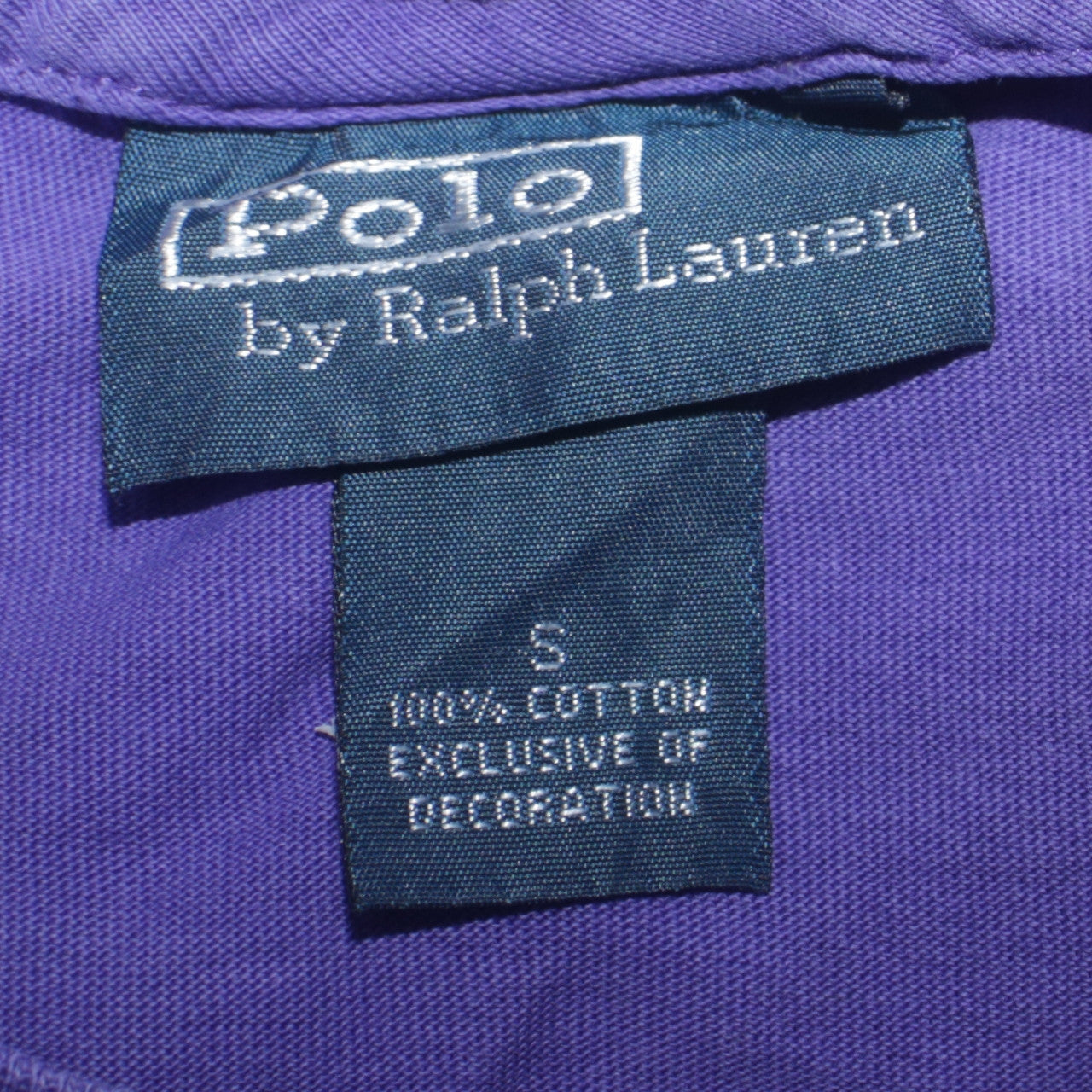 Ralph Lauren Men's Purple Cotton Crew Neck T-Shirt Size S