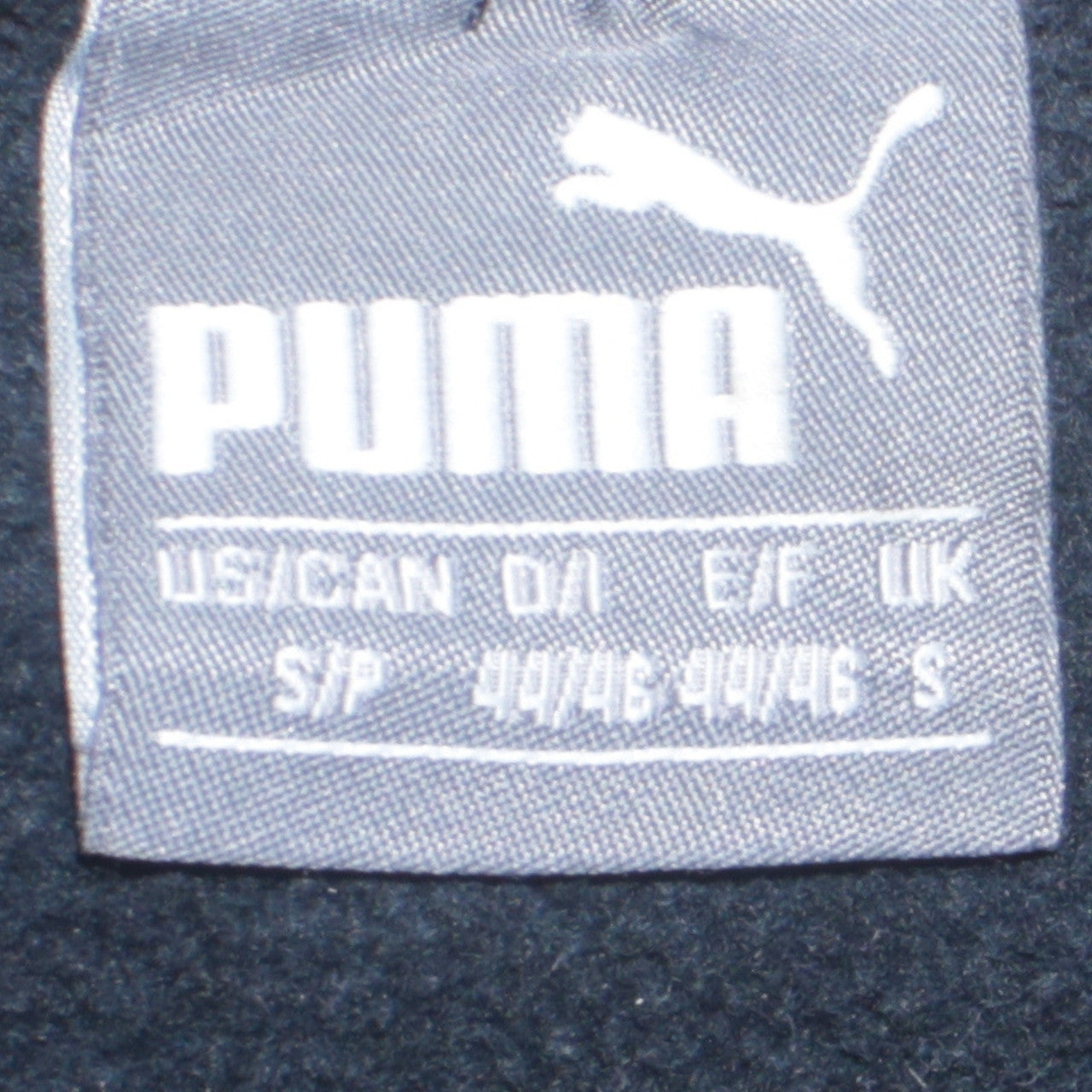 Puma Men's Black Crew Neck Graphic Logo Sweatshirt Size S