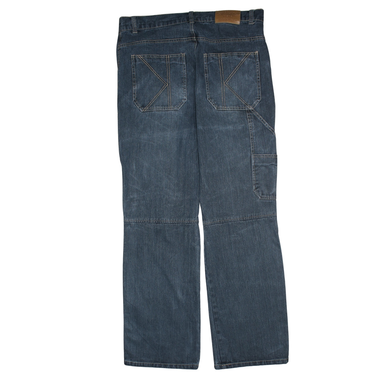 Krahe Workwear Men's Blue Straight Denim Jeans Size 52 Regular