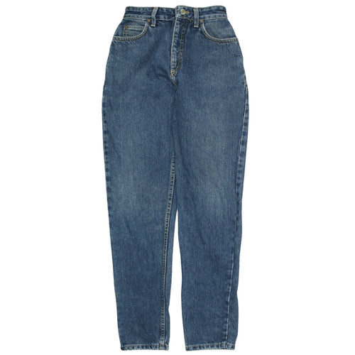 Lee Womens Blue High Rise Mom Jeans Size 27 Regular Fit Denim