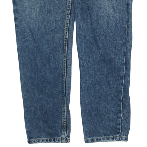 Lee Womens Blue High Rise Mom Jeans Size 27 Regular Fit Denim